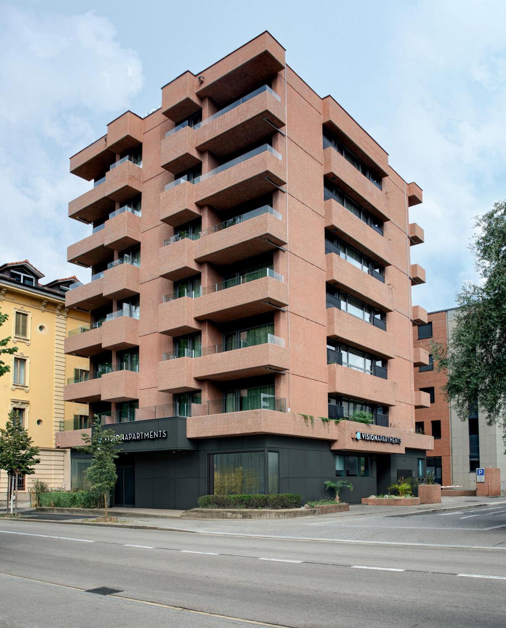 Visionapartments Lugano - Contactless Check-In ภายนอก รูปภาพ